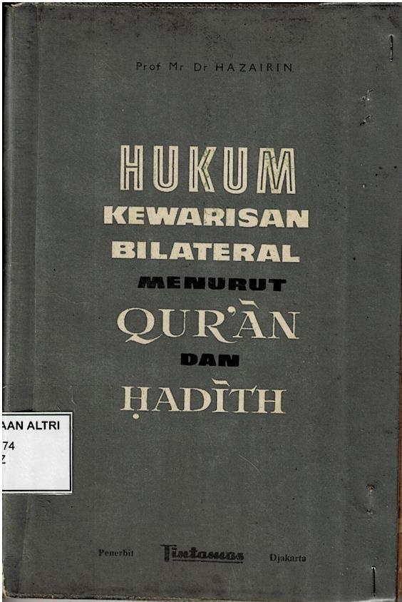 Hukum Kewarisan Bilateral Menurut Qur'an Dan Hadith