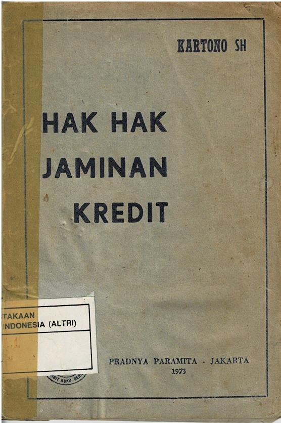 Hak Hak Jaminan Kredit