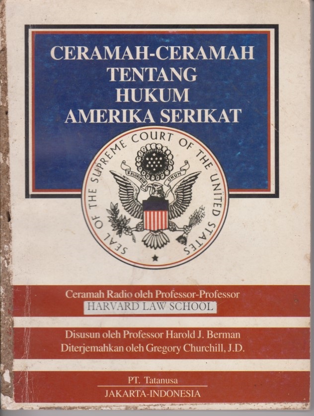 Ceramah - Ceramah Tentang Hukum Amerika Serikat