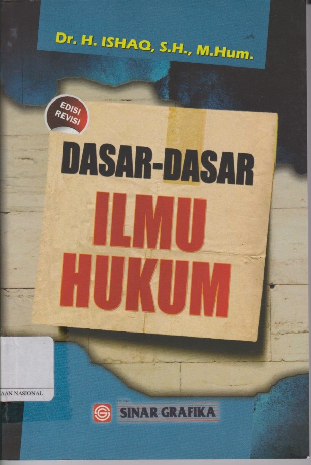 Dasar - Dasar Ilmu Hukum