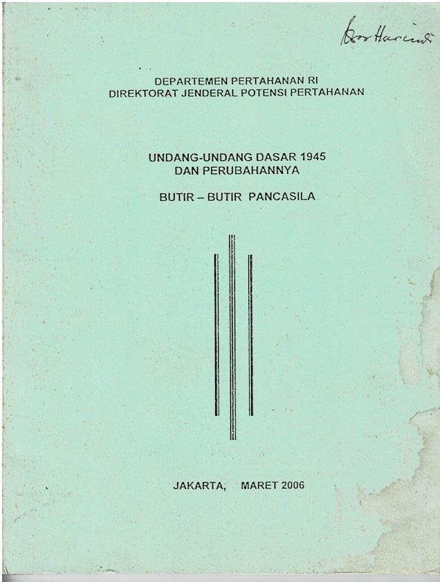 Undang - Undang Mahkamah Konstitusi : Undang - Undang R.I. Nomor 4 Tahun 2014