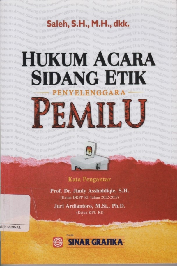 Hukum Acara Sidang Etik Penyelenggara Pemilu