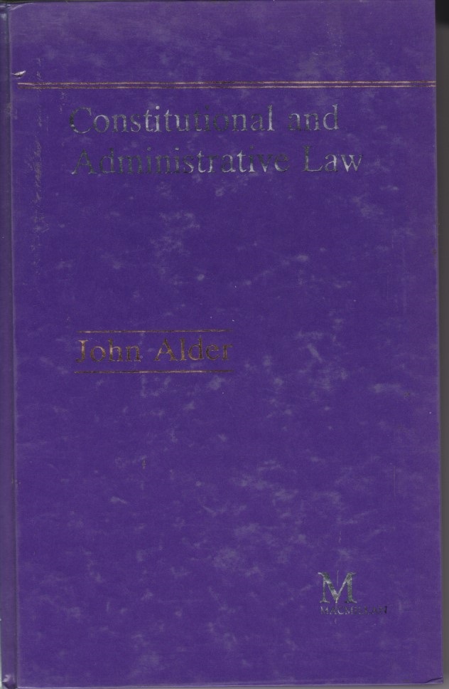 Constitutional And Administrative Law