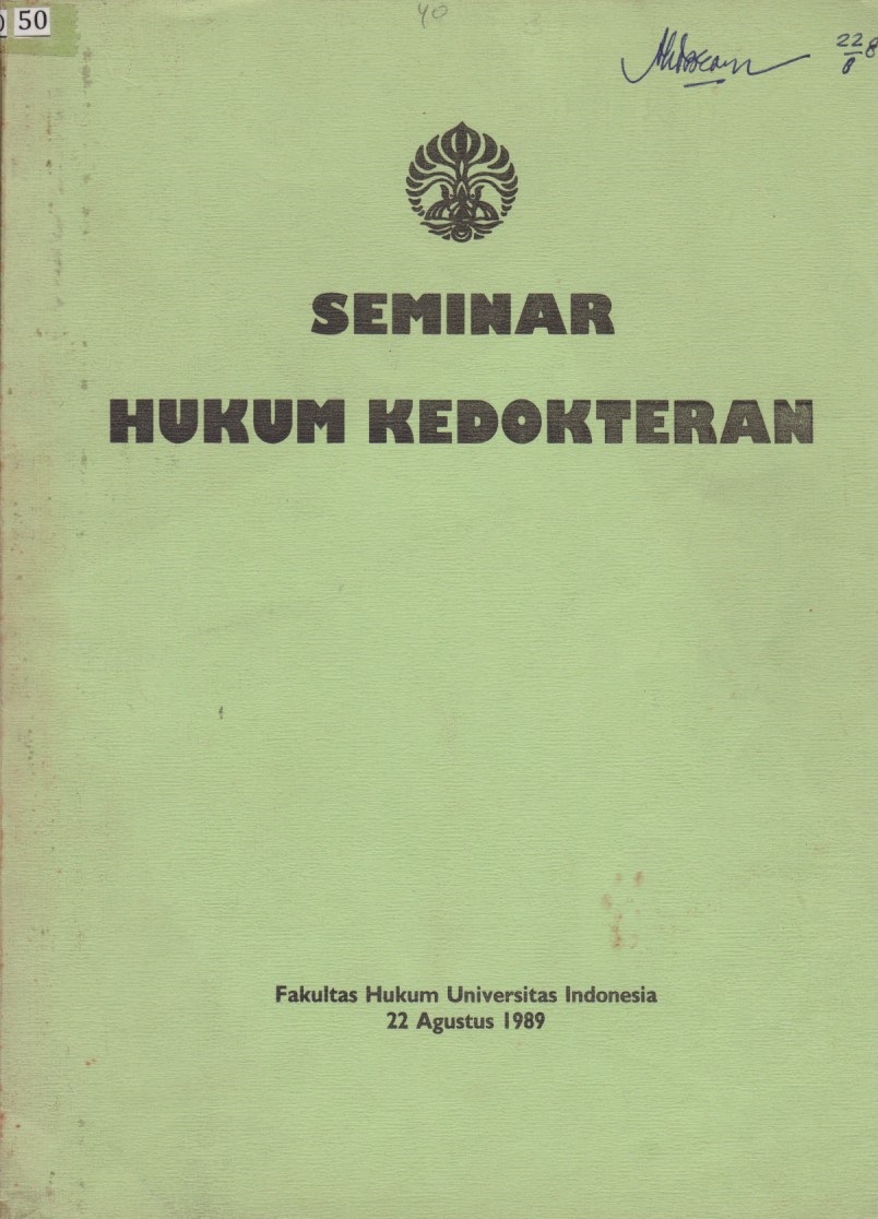 Seminar Hukum Kedokteran