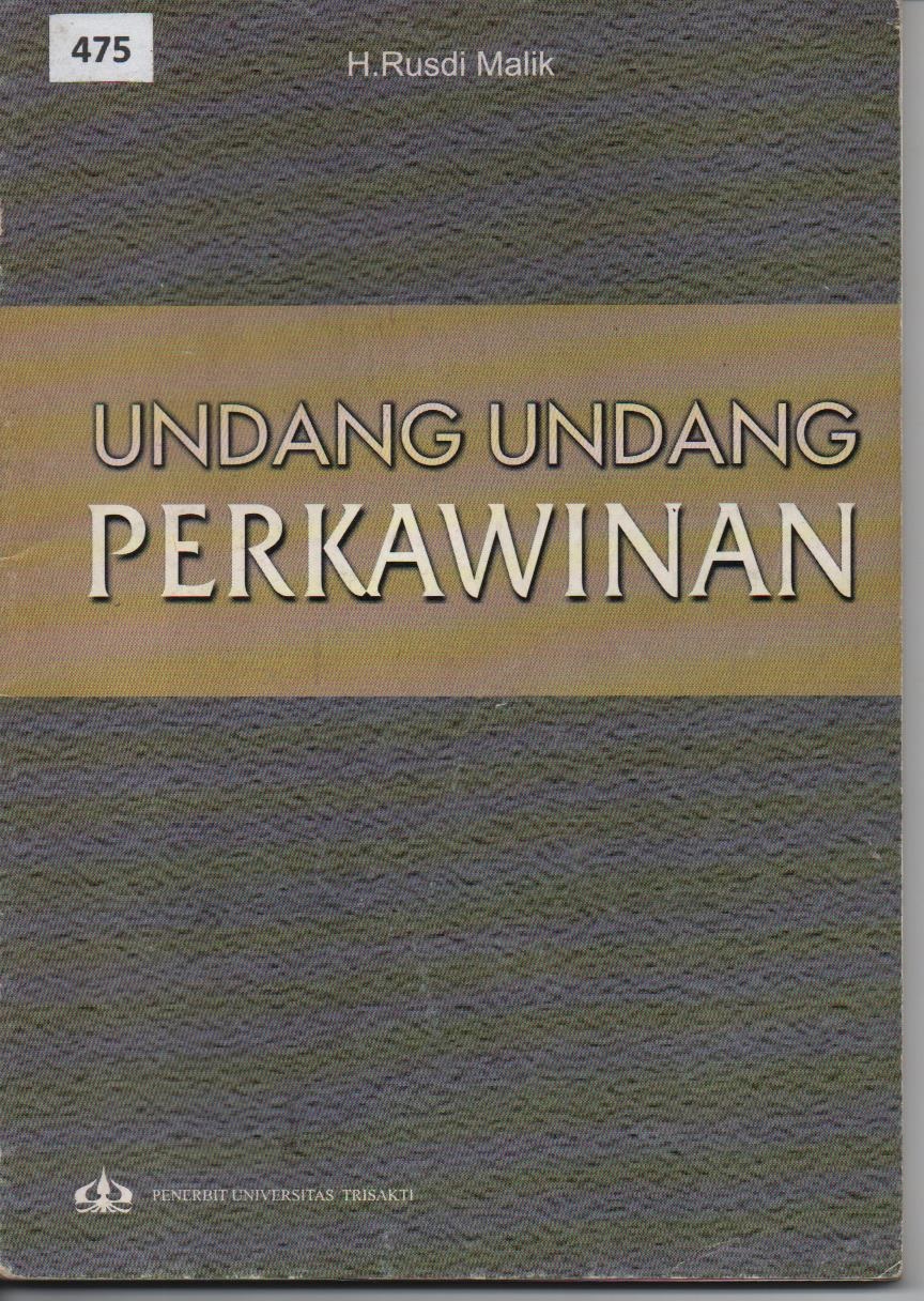 Undang - Undang Perkawinan