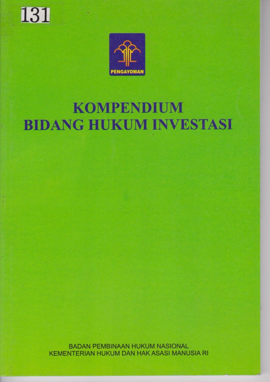 Kompendium Bidang Hukum investasi