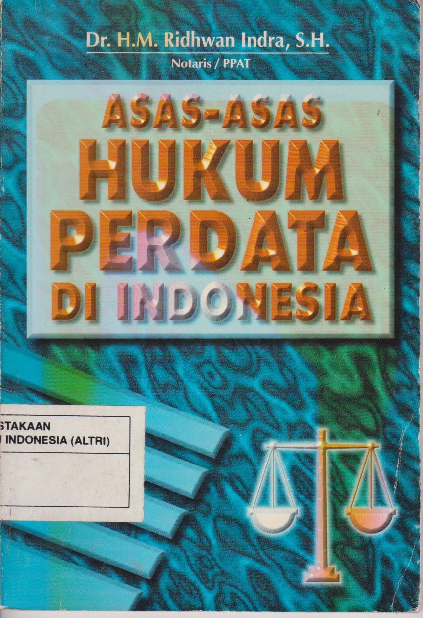 Asas - Asas Hukum Perdata Di Indonesia