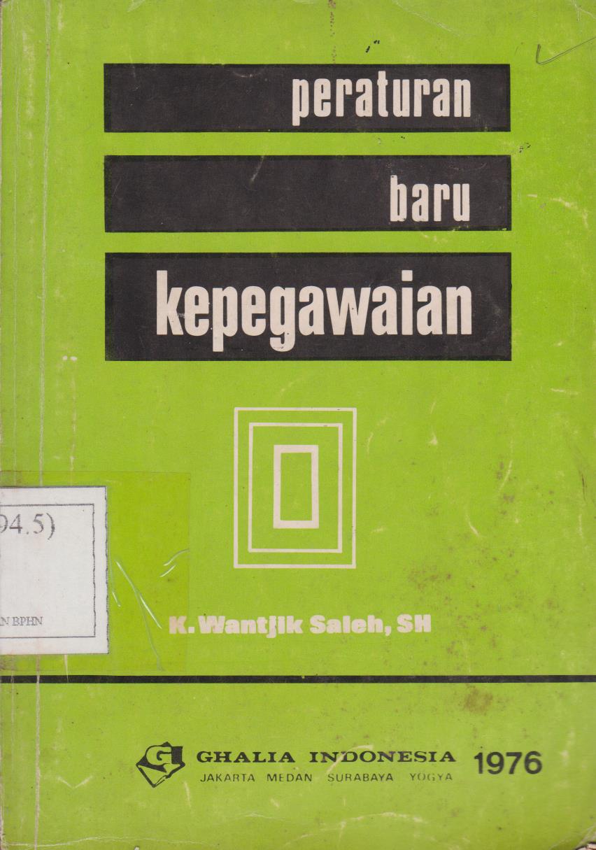 Peraturan Baru Kepegawaian