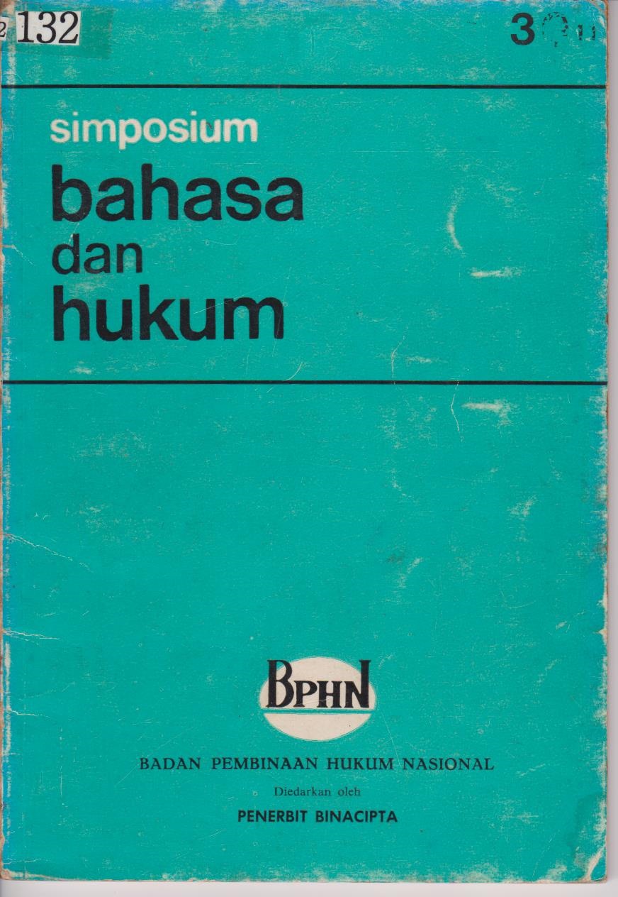 Simposium Bahasa Dan Hukum