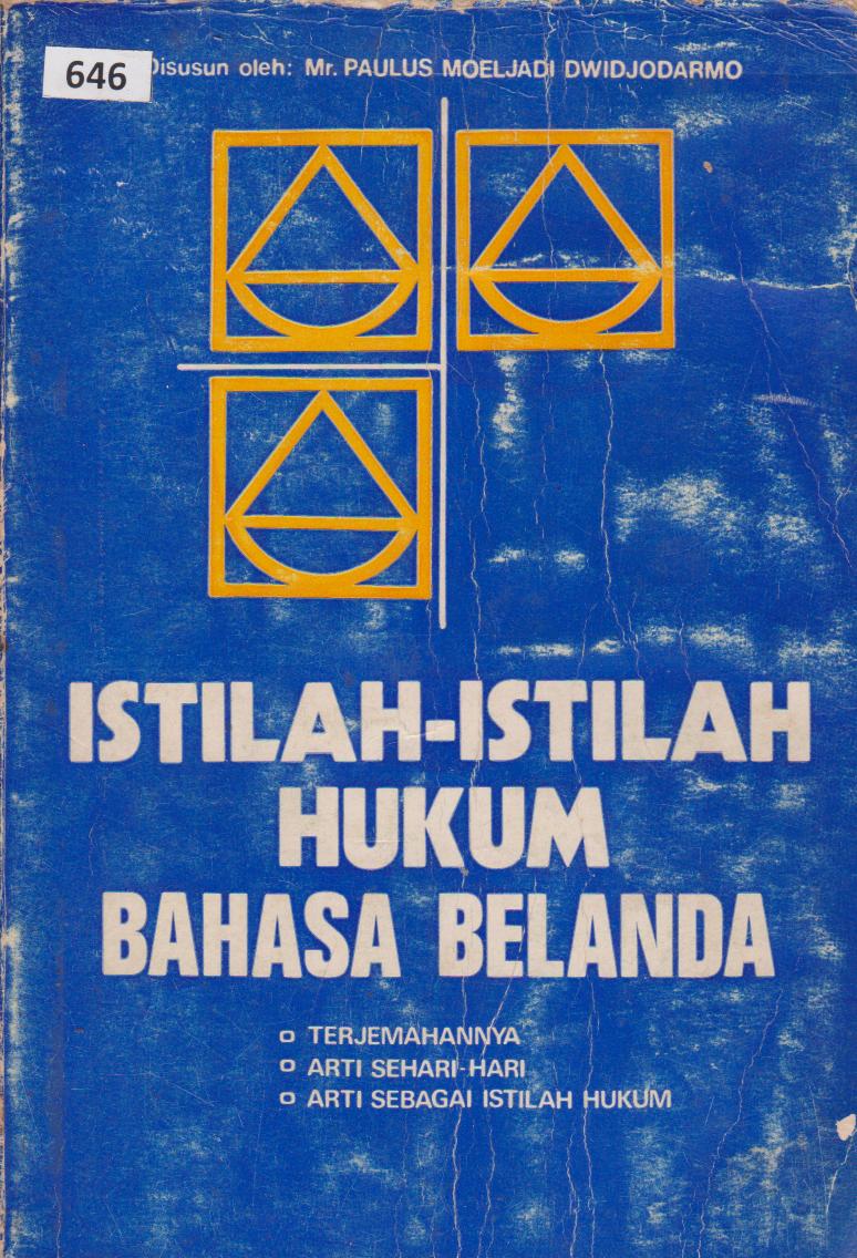 Istilah - Istilah Hukum Bahasa Belanda