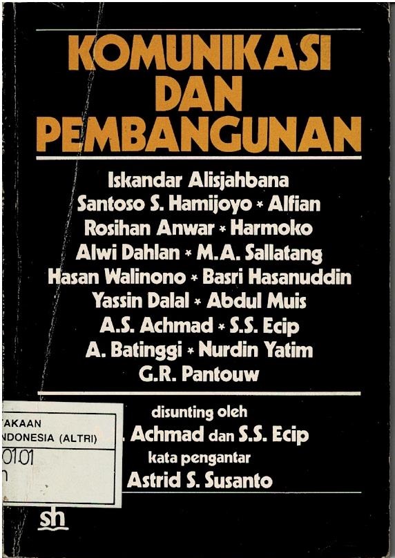 Komunikasi Dan Pembangunan