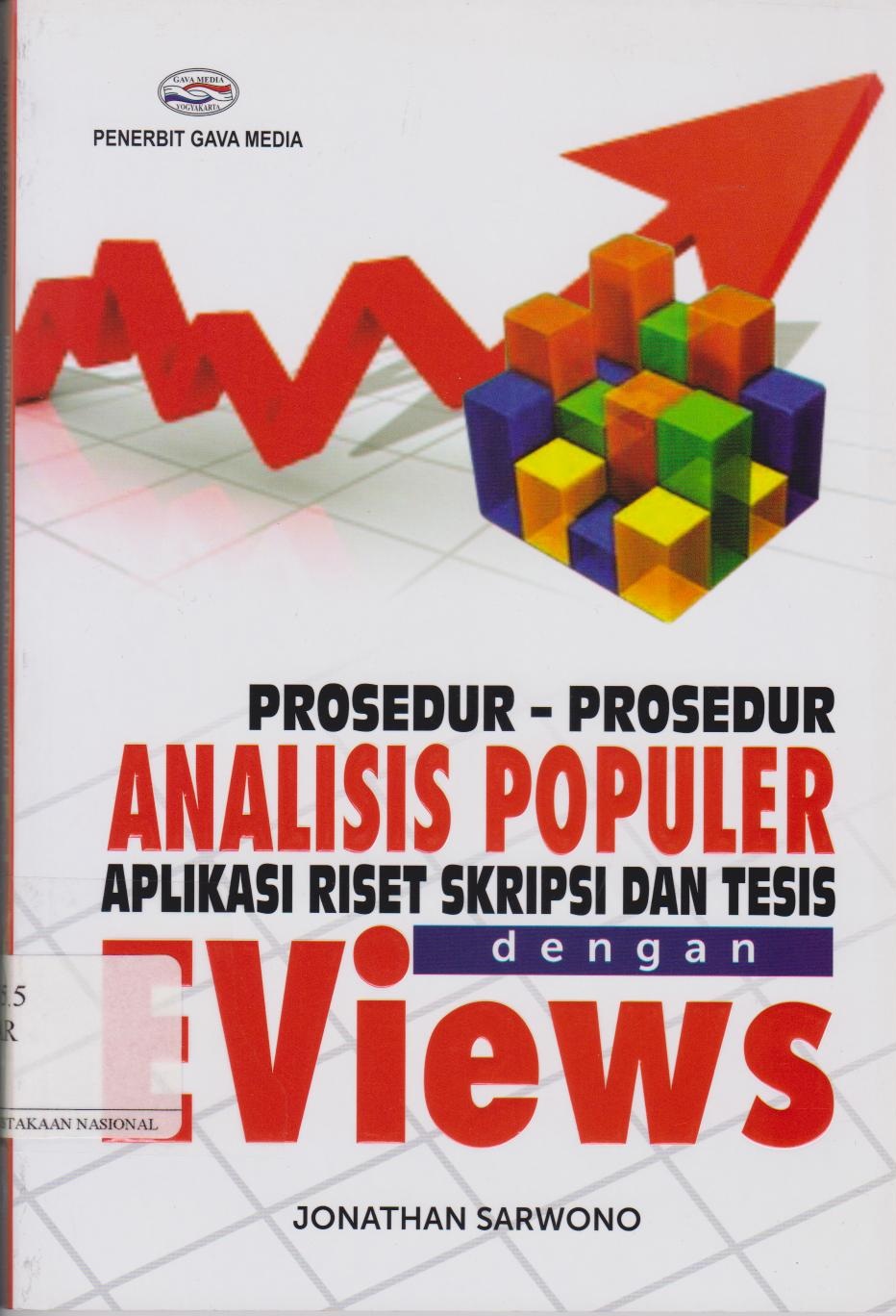 Prosedur - Prosedur Analisis populer Aplikasi Riset Skripsi Dan Tesis Dengan EViews