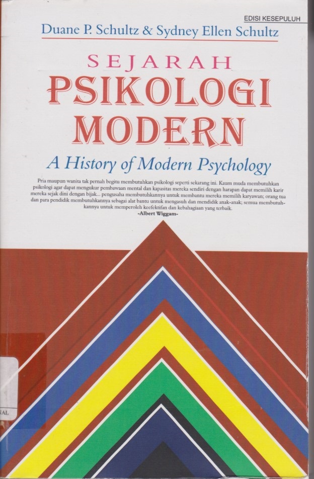 Sejarah Psikologi Modern : A History Of Modern Psychology