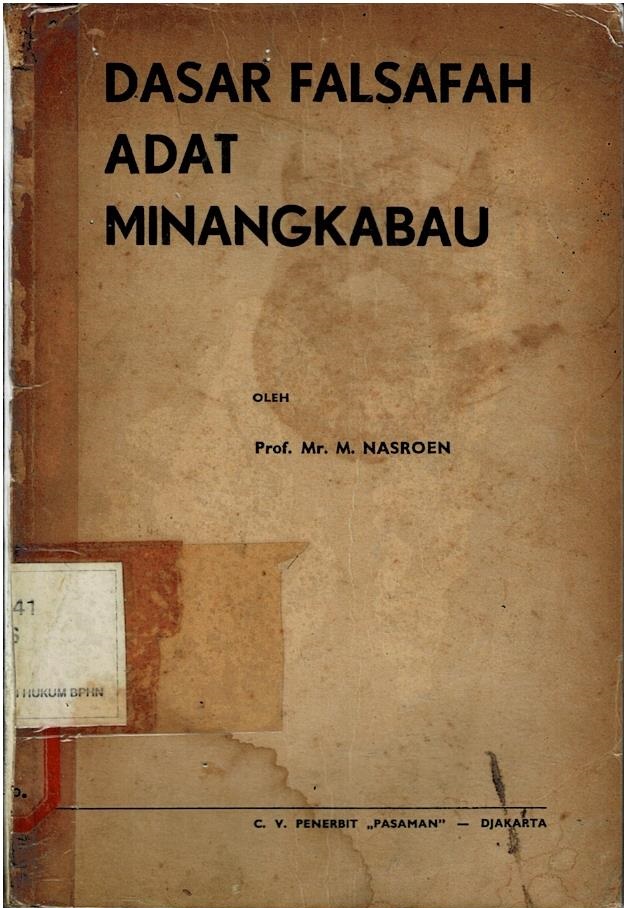 Dasar Falsafah Adat Minangkabau