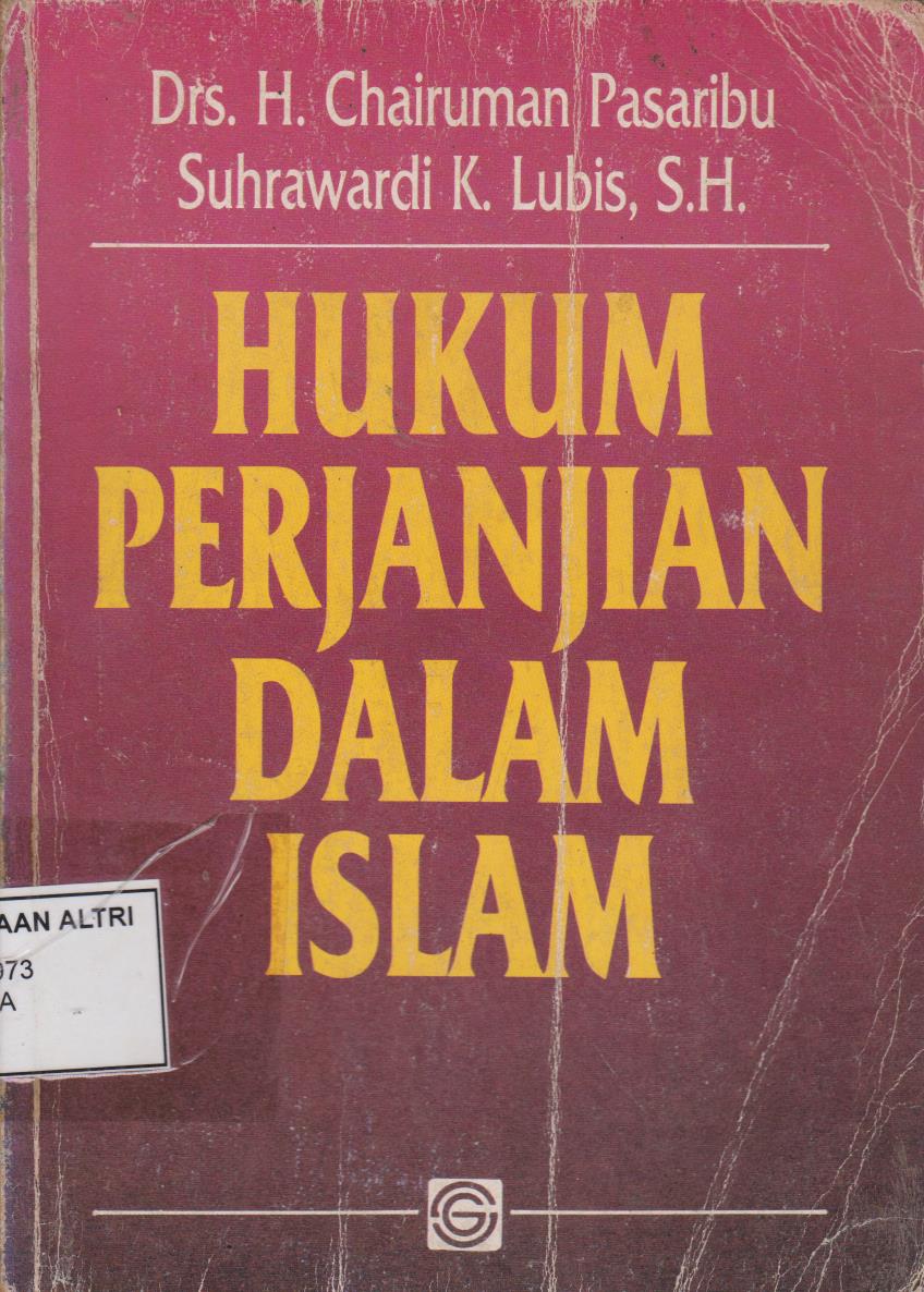 Hukum Perjanjian Dalam Islam