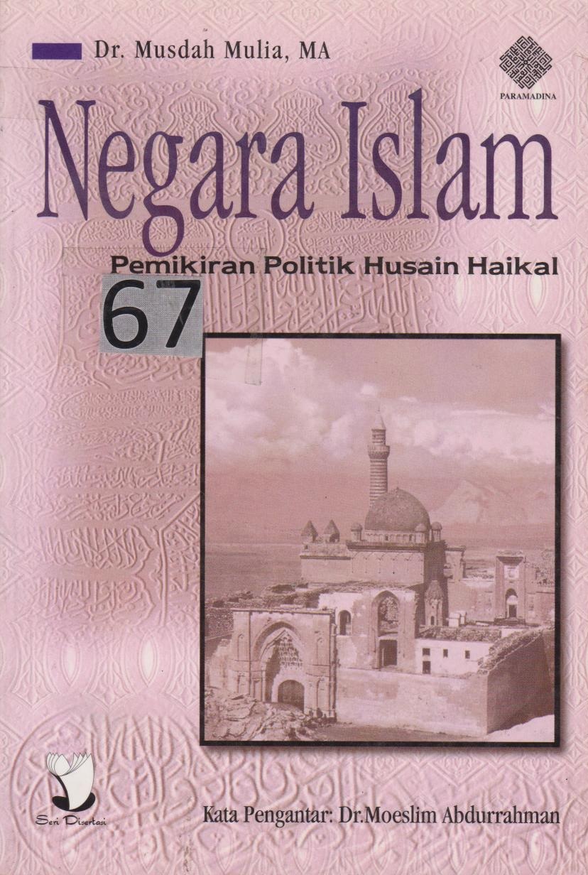 Negara Islam : Pemikiran Politik Husain Haikal