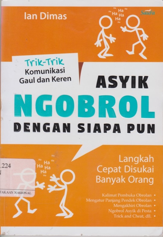 Trik - Trik Komunikasi Gaul Dan Keren : Asyik Ngobrol Dengan Siapa Pun