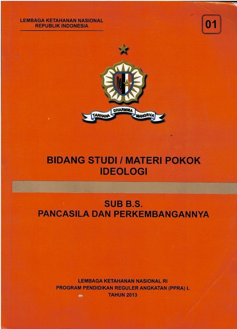 Bidang Studi / Materi Pokok Kepemimpinan : Sub B.S. Pemimpin Tingkat Nasional