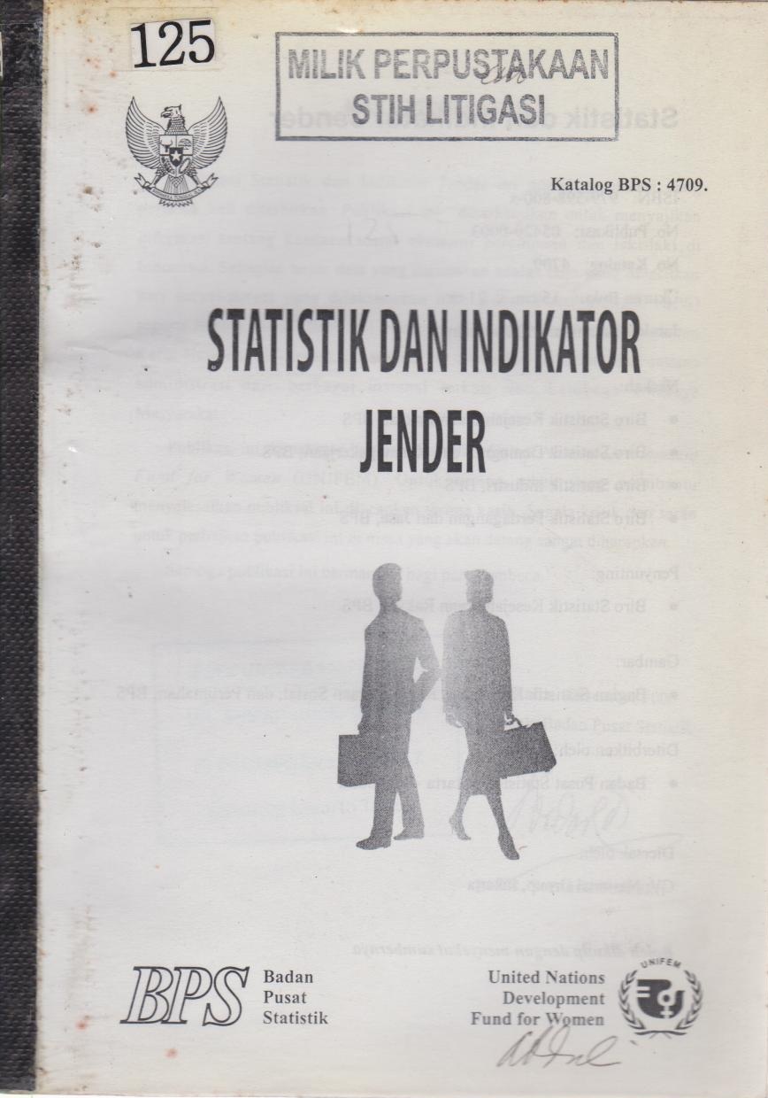 Statistik Dan Indikator Jender