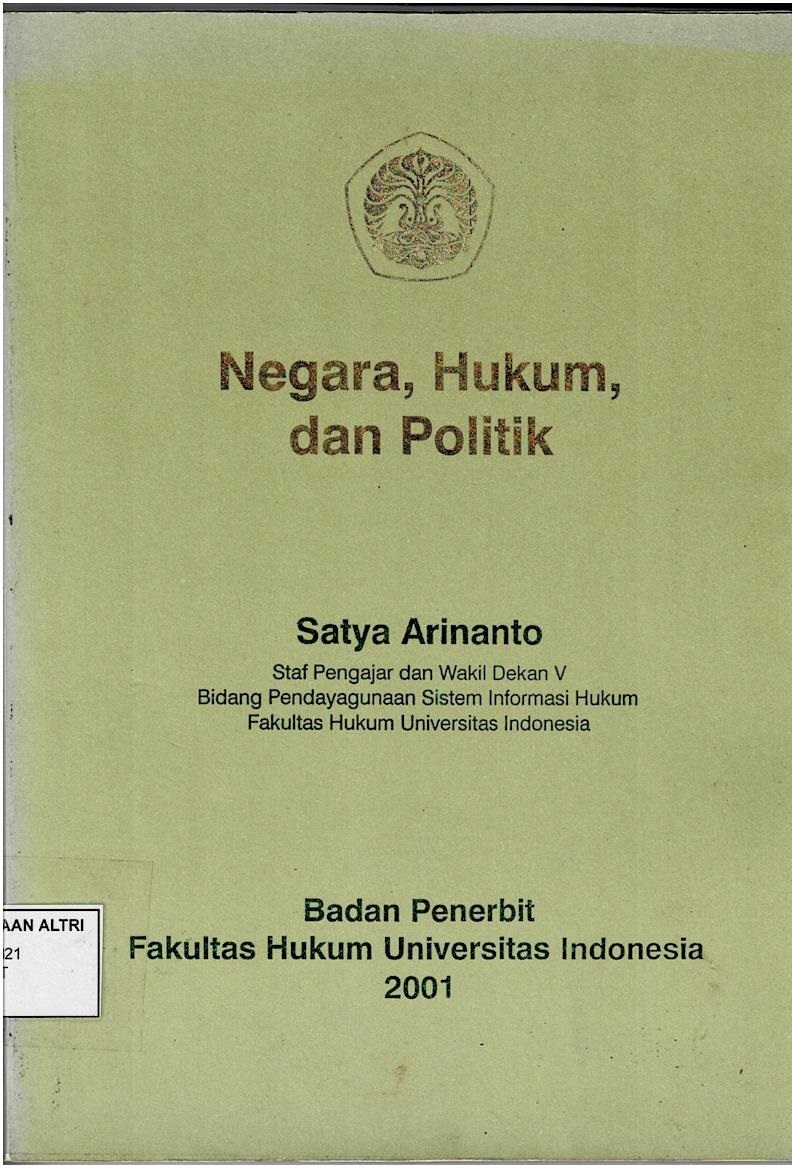 Negara, Hukum, Dan Politik