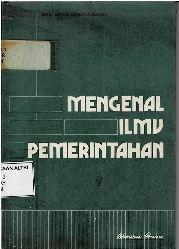 Mengenal Ilmu Pemerintahan