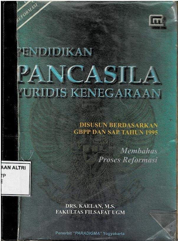 Pendidikan Pancasila Yuridis Kenegaraan