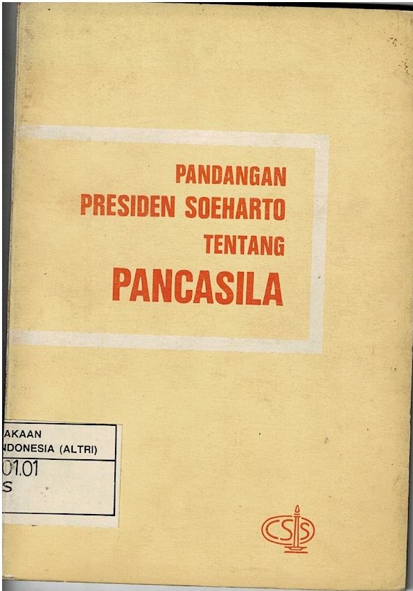 Pandangan Presiden Soeharto Tentang Pancasila