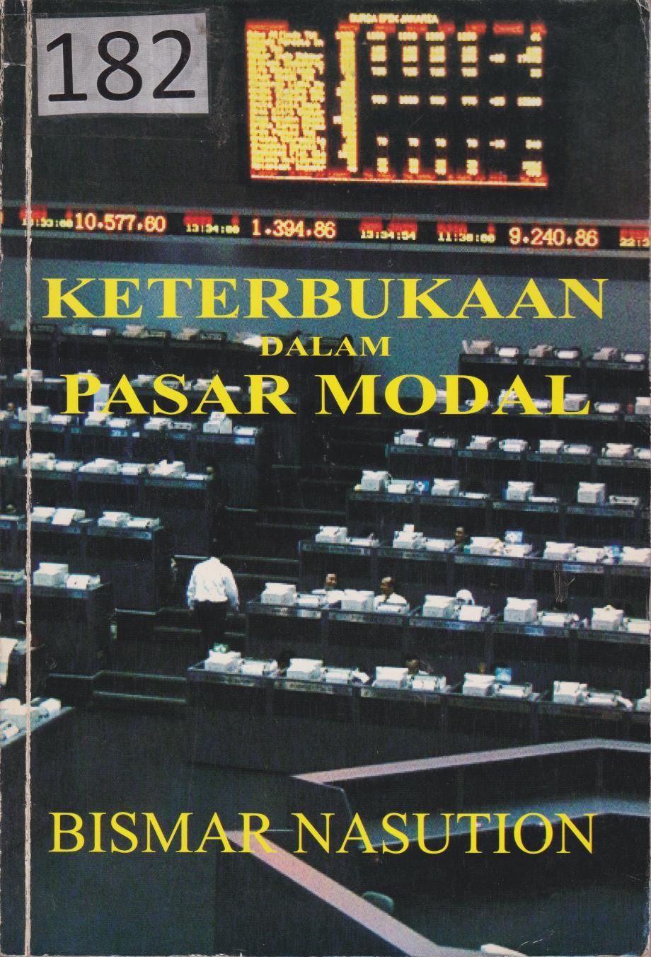 Keterbukaan Dalam Pasar Modal