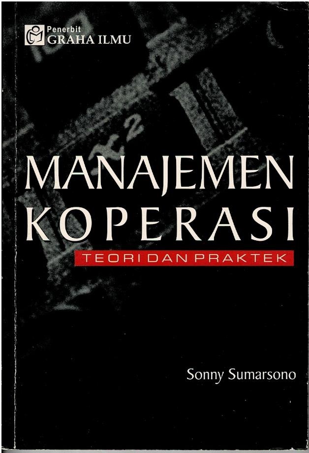 Manajemen Koperasi : Teori Dan Praktek