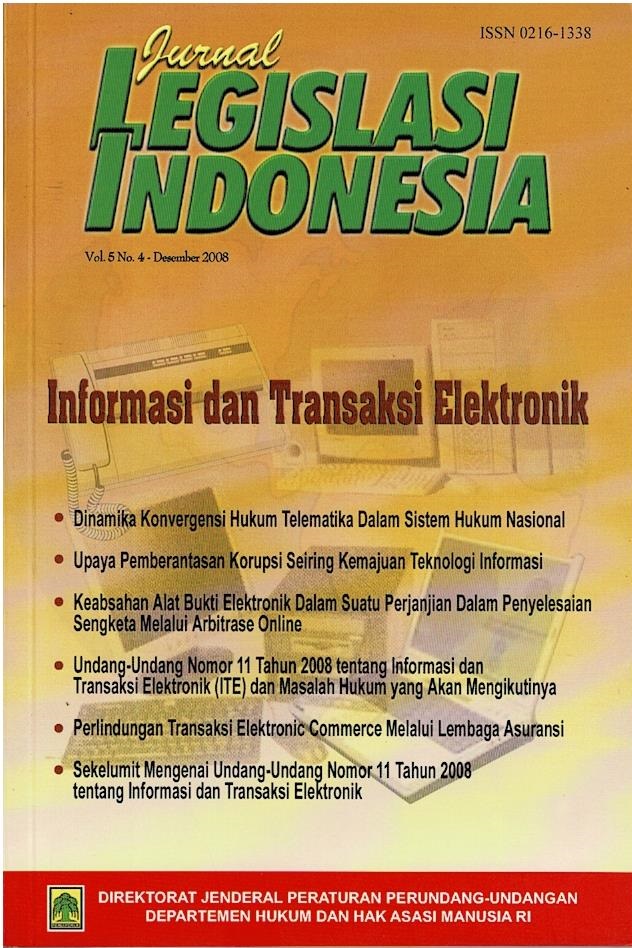 Jurnal Konstitusi : PKK Fakultas Hukum Universitas Wisnuwardhana, Volume III, Nomor 1, Juni 2010