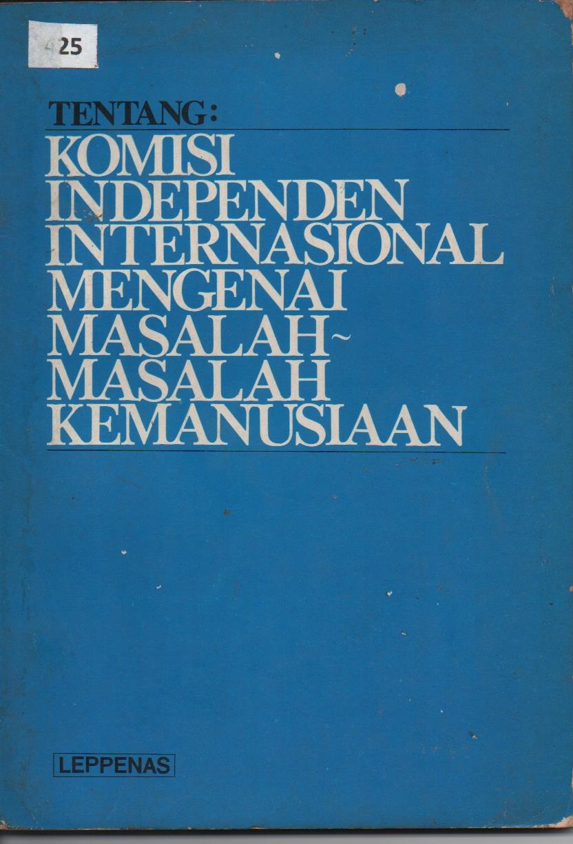 Tentang Komisi Independen Internasional Mengenai Masalah - Masalah Kemanusiaan