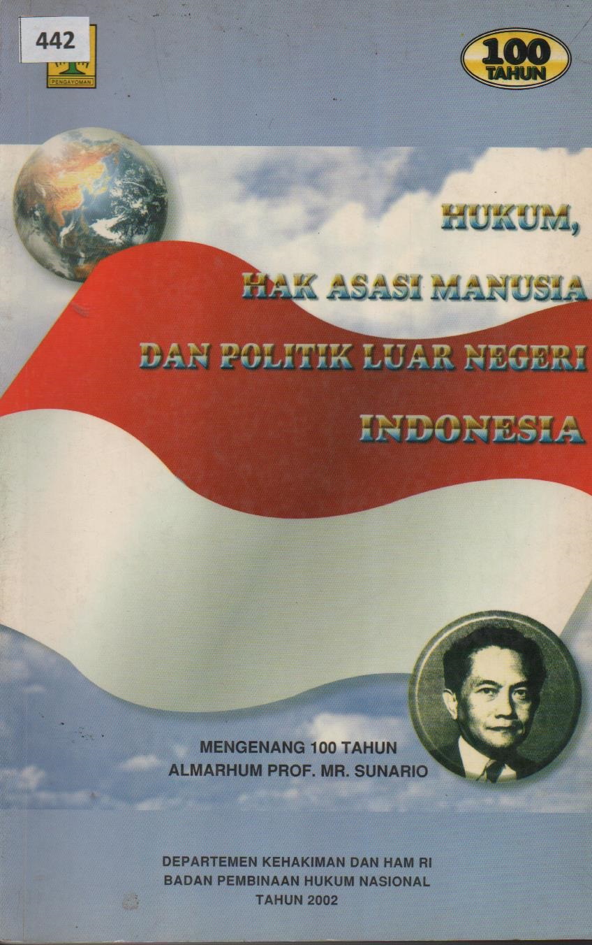 Hukum, Hak Asasi Manusia Dan Politik Luar Negeri Indonesia