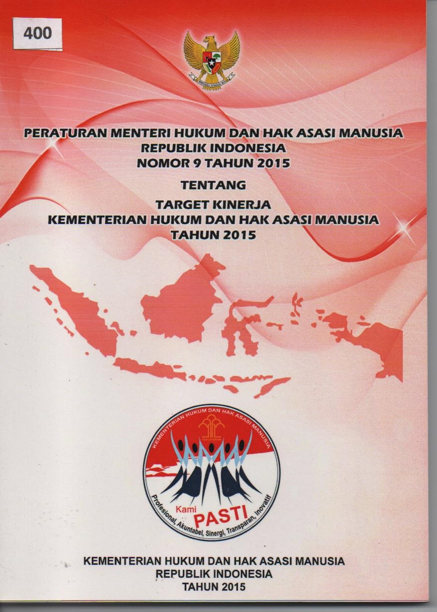 Peraturan Menteri Hukum Dan Hak Asasi Manusia RI Nomor.M-01.PR.02.10 Tahun 2005 Tentang Rencana Strategis Departemen Hukum Dan HAM Tahun 2005 - 2009