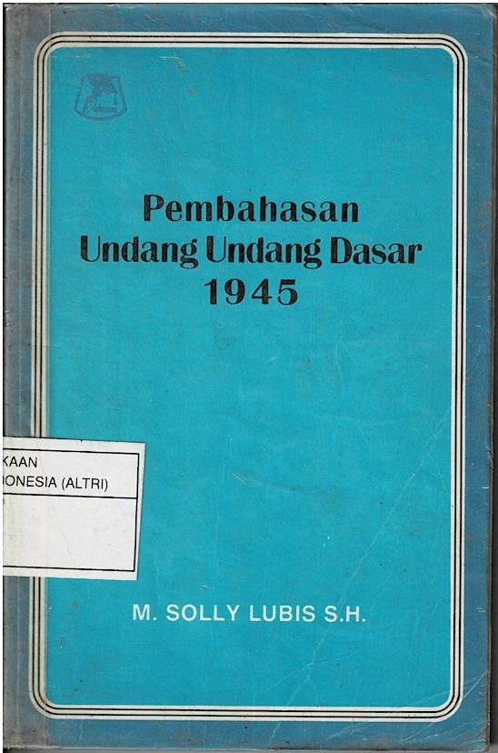 Pembahasan Undang Undang Dasar 1945