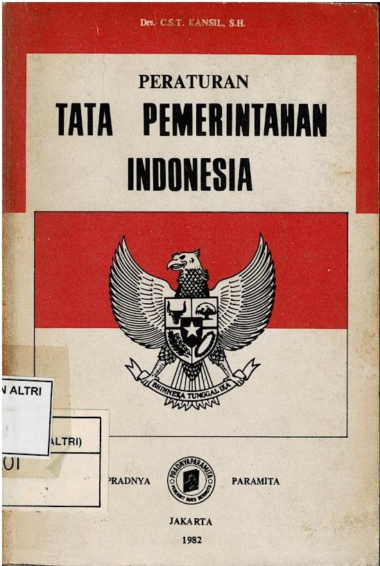 Peraturan Tata Pemerintahan Indonesia