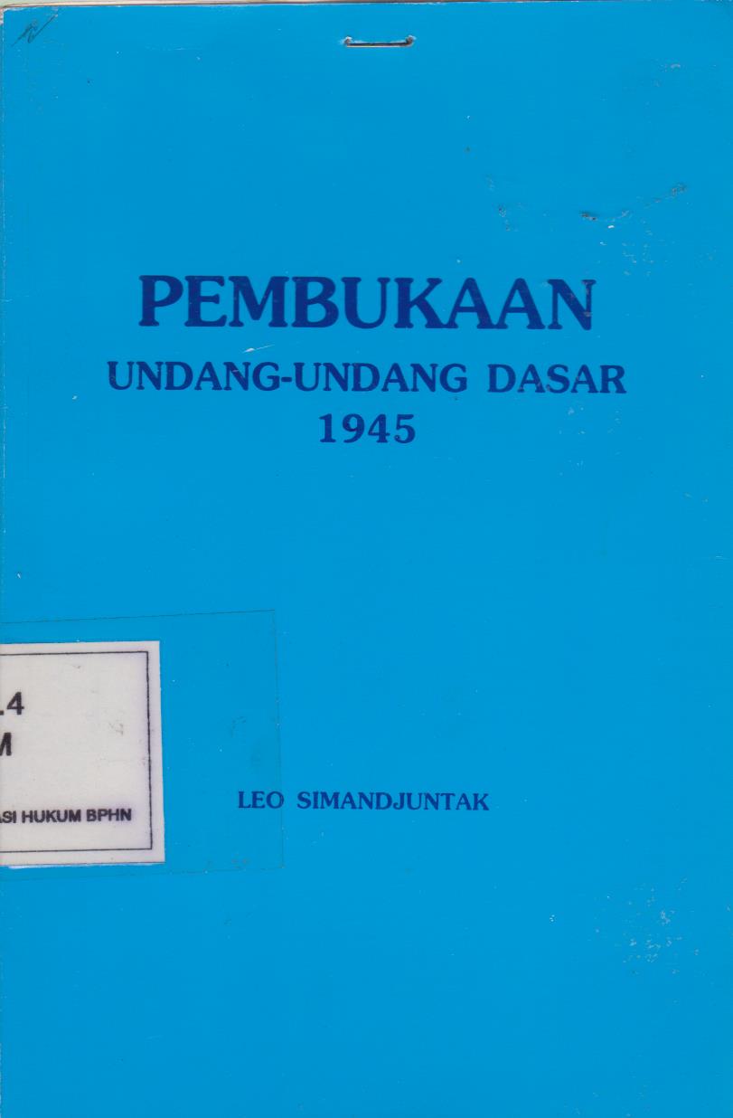 Pembukaan Undang - Undang Dasar 1945