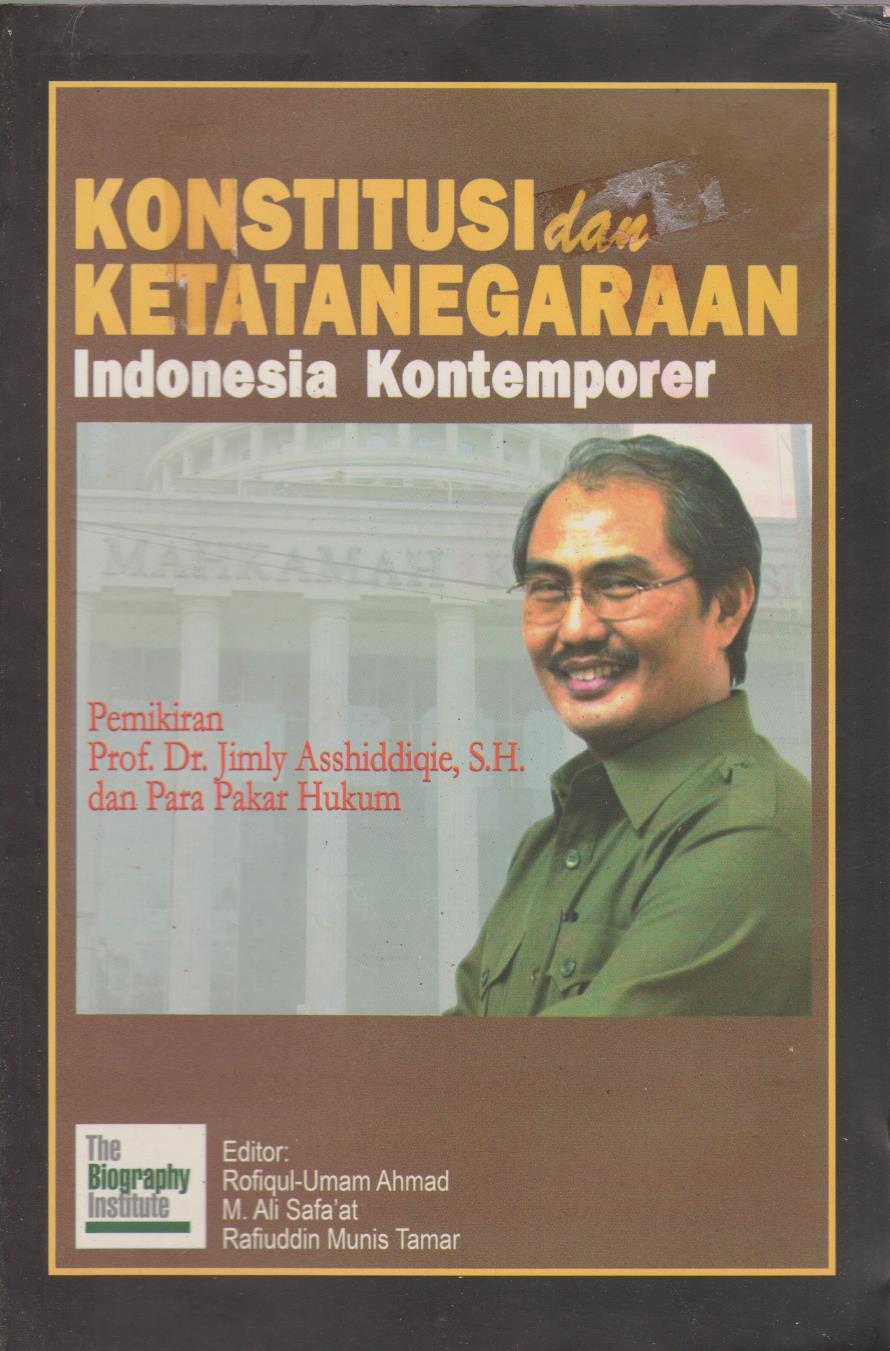 Konstitusi Ketatanegaraan Indonesia Kontemporer