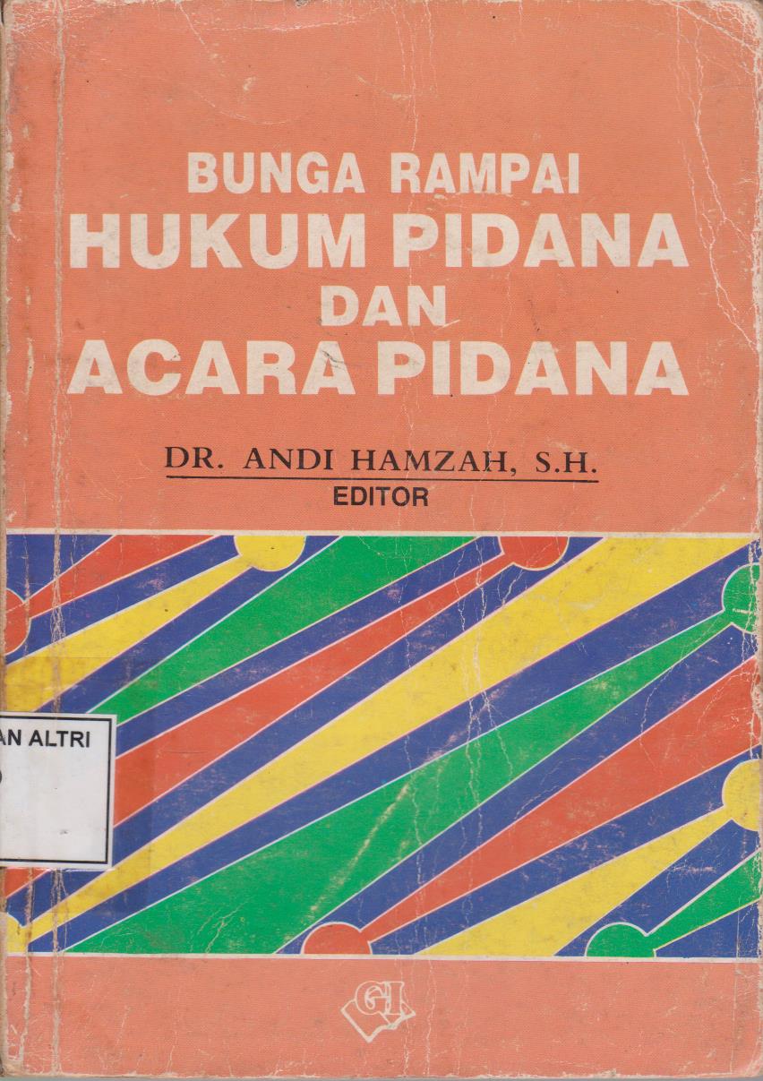 Bunga Rampai Hukum Pidana Dan Acara Pidana