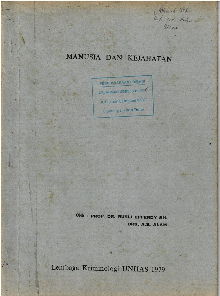 Manusia Dan Kejahatan