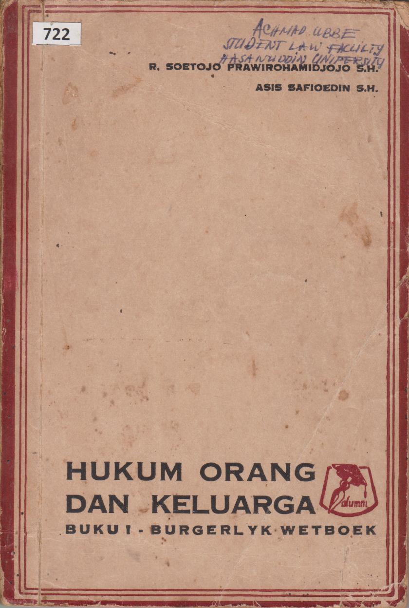 Hukum Orang Dan Keluarga