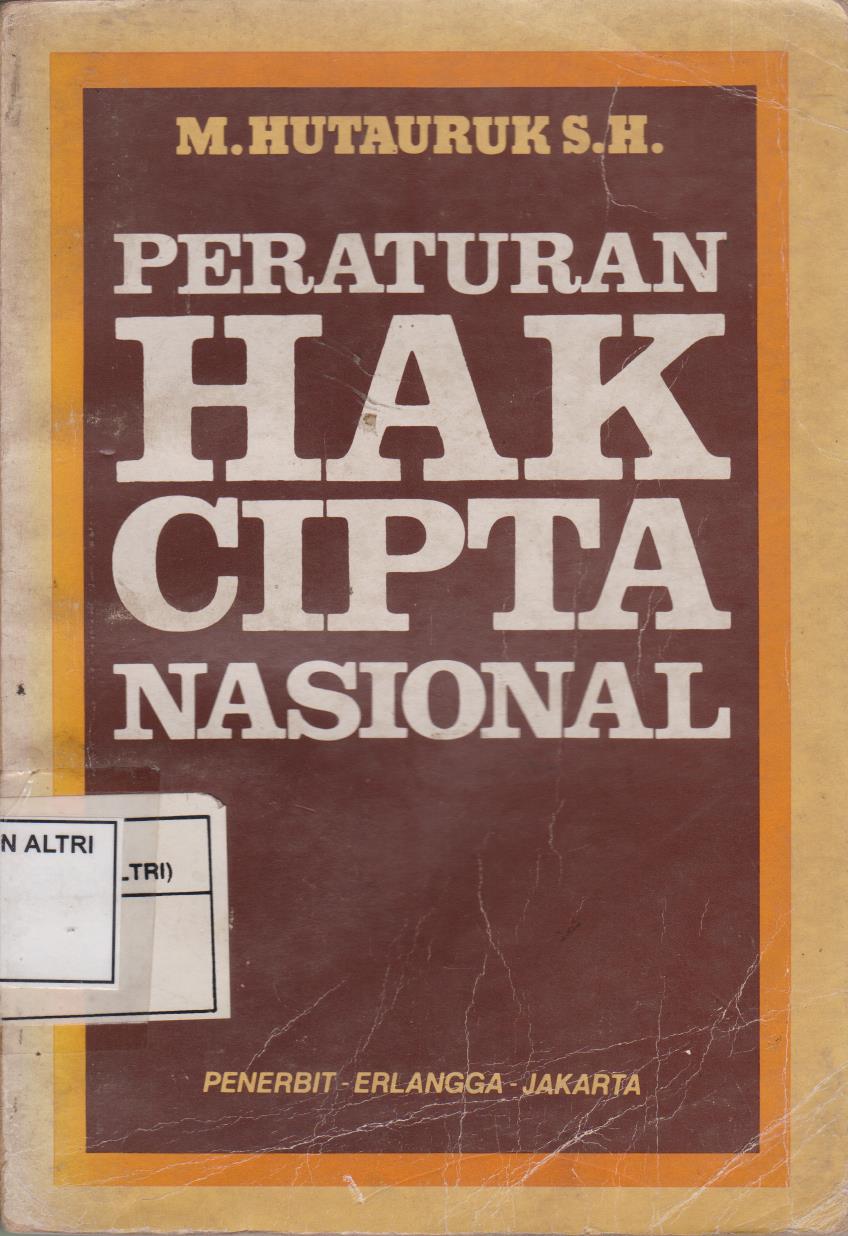 Peraturan Hak Cipta Nasional