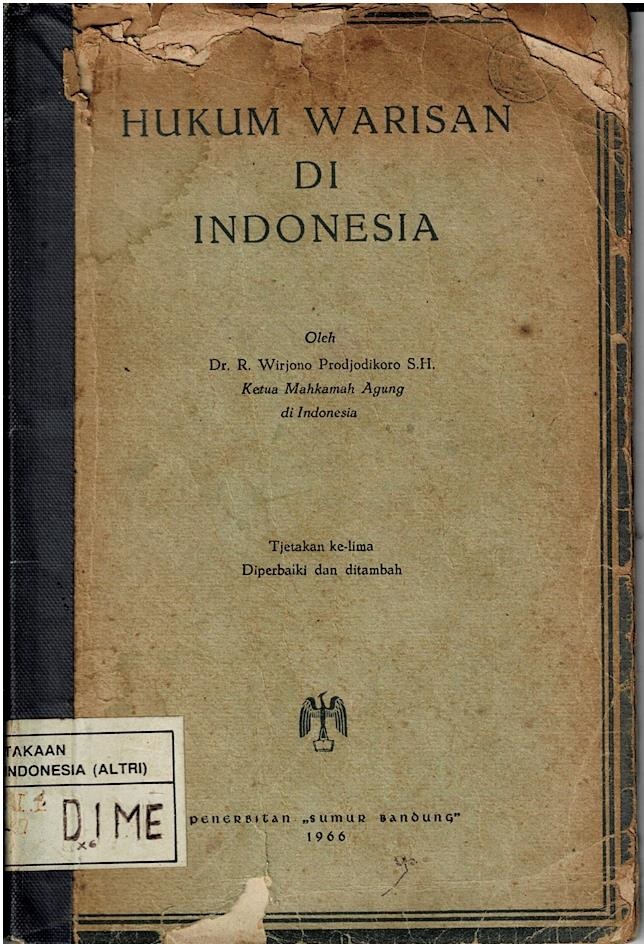 Hukum Warisan Di Indonesia