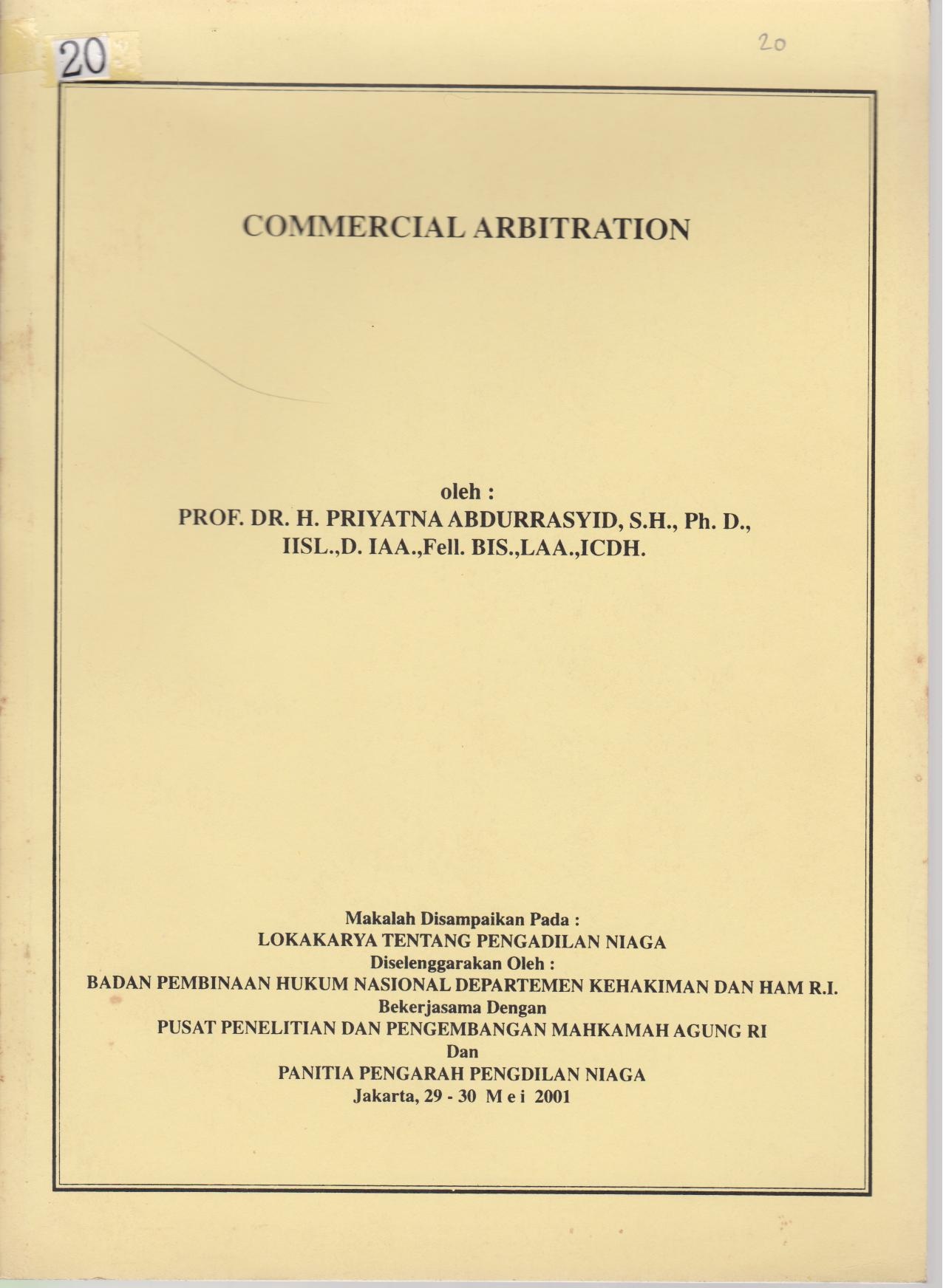 Commercial Arbitration