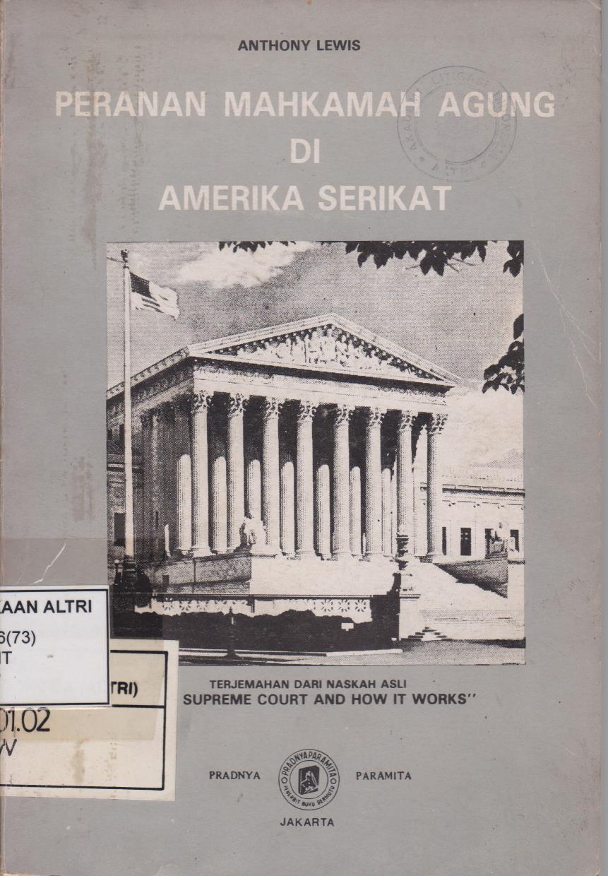 Peranan Mahkamah Agung Di Amerika Serikat