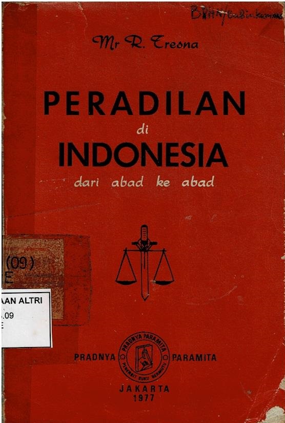 Peradilan Di Indonesia Dari Abad Ke Abad