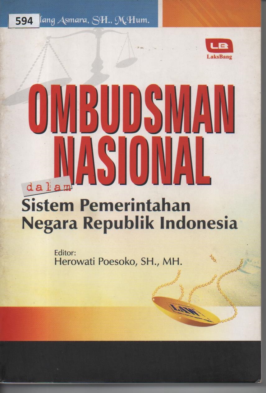 Ombudsman Nasional Dalam Sistem Pemerintahan Negara Republik Indonesia