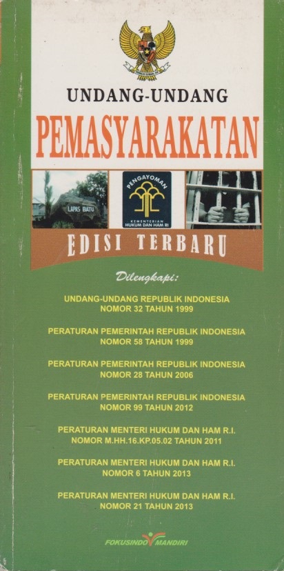 Undang - Undang Pemasyarakatan