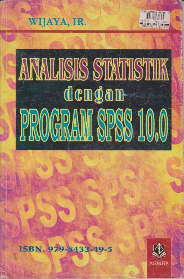 Analisis Statistik Dengan Program SPSS 10.0