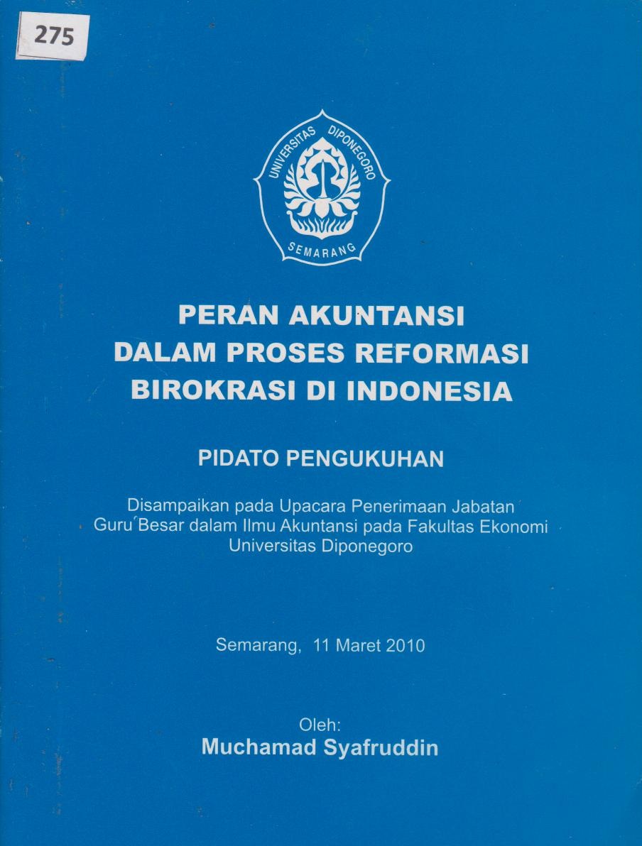 Peran Akuntansi Dalam Proses Reformasi Birokrasi Di Indonesia